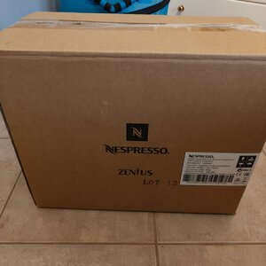 Nespresso Zenius Pod Coffee Machine Nespresso 19bar Black