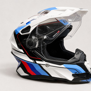 Airoh Commander 2 White / Red Gloss Κράνος Μηχανής On-Off ECE 22.06 1450gr με Pinlock και Sunvisor AIR000KRA484