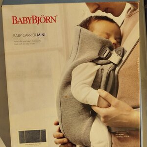 BabyBjorn Κλασικός Μάρσιπος Mini 3D Jersey Dove Blue με Μέγιστο Βάρος 11kg 021031