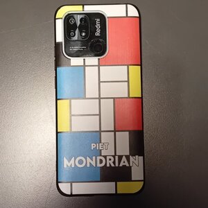 Piet Mondrian Xiaomi Redmi 10C Black TPU(Μαύρη Σιλικόνη)