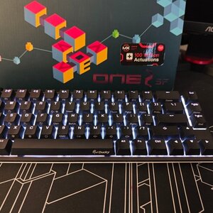 Ducky One 2 Sf Gaming Μηχανικό Πληκτρολόγιο 65% με Cherry MX Brown διακόπτες και RGB φωτισμό (Αγγλικό US)