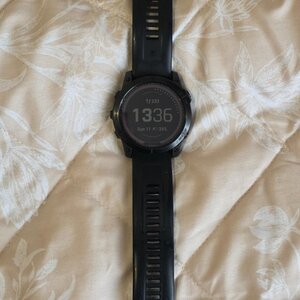 Garmin Fenix 7X Sapphire Solar Titanium 51mm Αδιάβροχο Smartwatch με Παλμογράφο (Black DLC Titanium with Black Band)