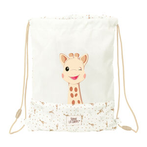 Τσάντα Sophie la Girafe μπεζ 26×34