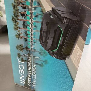 Wybot C2 Wireless Pool Robot Dual Filtration Cleans Up To 180 Min/200 M2