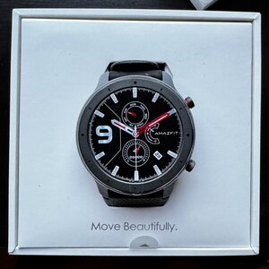 Amazfit GTR Lite Aluminium 47mm Αδιάβροχο Smartwatch με Παλμογράφο (Μαύρο)