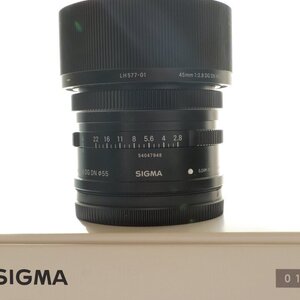 Sigma Full Frame Φωτογραφικός Φακός 45mm f/2.8 DG DN Contemporary Σταθερός για Leica L Mount Μαύρος