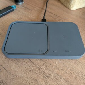 Samsung Ασύρματος Φορτιστής (Qi Pad) 15W Power Delivery Μαύρος (Fast Wireless Duo Charger & Adapter)