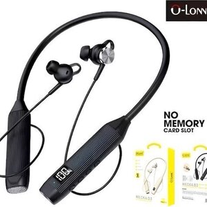 O-Lonnie Mecha D3 In-ear Bluetooth Handsfree Ακουστικά με Αντοχή στον Ιδρώτα Μαύρα