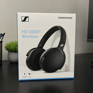 Sennheiser HD 350BT Ασύρματα Bluetooth Over Ear Ακουστικά με 30 ώρες Λειτουργίας Μαύρα 508384