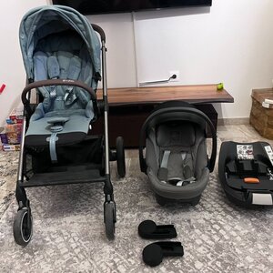 Cybex Balios S Lux Ρυθμιζόμενο Καρότσι Μωρού Kατάλληλο για Nεογέννητο Sky Blue 11.7kg 522002557