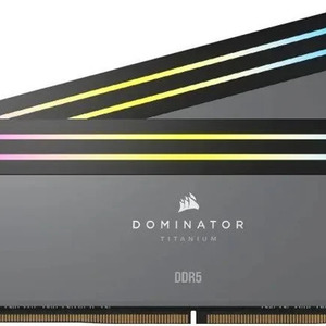 Corsair Dominator Titanium RGB EXPO DDR5 32GB RAM με 2x16GB Modules και Ταχύτητα 6000 για Desktop CMP32GX5M2B6000Z30
