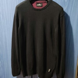 Funky Buddha Πουλόβερ Μακρυμάνικο Μαύρο FBM006-001-09-BLACK-MEL