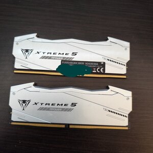 Patriot Viper RGB Extreme 5 DDR5 48GB RAM με 2x24GB Modules και Ταχύτητα 8000 για Desktop PVXR548G80C38KM