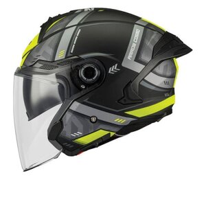 MT Cosmo SV S Arrow B3 Μαύρο/Fluo Matt Κράνος Μηχανής Jet DOT / ECE 22.06 1450gr με Sunvisor MTH000KRA555
