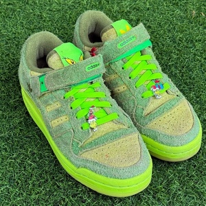 adidas Forum the Grinch Παιδικά Sneakers με Σκρατς Solar Slime / Solar Green / Red ID4315