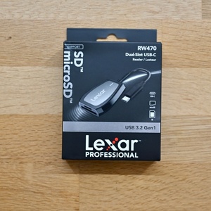 Lexar Card Reader Type-C for SD/microSD (LRW470U-RNHNG)