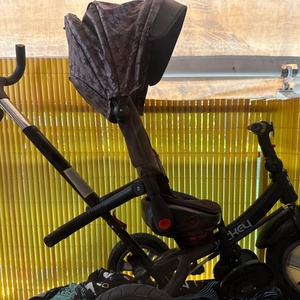 Byox Παιδικό Τρίκυκλο Ποδήλατο Jockey με Air Wheels, Αποθηκευτικό Χώρο, Σκίαστρο & Χειρολαβή Γονέα για 1-5 Ετών New 107020