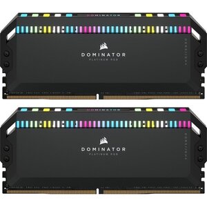 Corsair Dominator Platinum RGB DDR5 32GB RAM με 2x16GB Modules και Ταχύτητα 5200 για Desktop CMT32GX5M2B5200C40