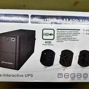 Powerwalker VI 650 SH Schuko UPS Line-Interactive 650VA 360W με 2 Schuko Πρίζες