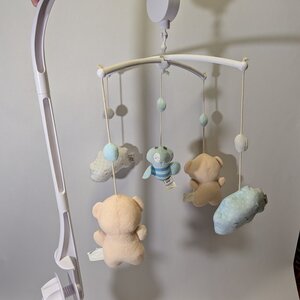 Interbaby Μόμπιλε Κούνιας με Μουσική Bear για Νεογέννητα