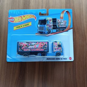 Mattel Φορτηγό Track Stars Trailers Mercedes-Benz Actros