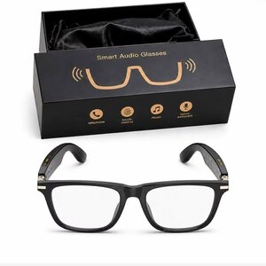 AI Smart Glasses Black Έξυπνα γυαλιά AI με κάμερα έξυπνης αναγνώρισης. Ήχος ανοιχτού αυτιού με διπλά ηχεία και μείωση θορύβου. Άμεση μετάφραση πολλών γλωσσών σε πραγματικό χρόνο για φωνή και βίντεο. Έ