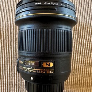 Nikon Full Frame Φωτογραφικός Φακός AF-S Nikkor 20mm f/1.8G ED Wide Angle για Nikon F Mount Black