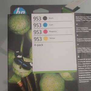 HP 953 Γνήσιο Πακέτο 4 Μελανιών Εκτυπωτή InkJet Κίτρινο / Κυανό / Ματζέντα / Μαύρο (6ZC69AE)