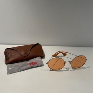 Ray Ban The Ja-Jo Γυναικεία Γυαλιά Ηλίου με Πορτοκαλί Μεταλλικό Σκελετό και Πορτοκαλί Καθρέφτη Φακό RB3592 9035C6