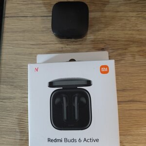 Xiaomi Redmi Buds 6 Active Bluetooth Handsfree Ακουστικά με Αντοχή στον Ιδρώτα και Θήκη Φόρτισης Μαύρα