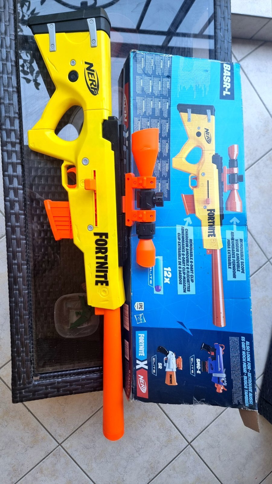 Nerf Εκτοξευτής Basr-L Bolt Fortnite για 8+ Ετών E7522 Skoop by