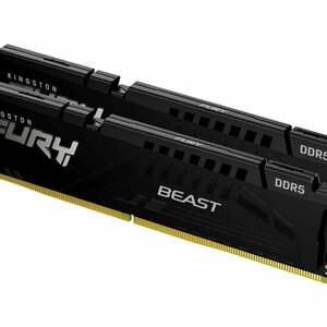 Kingston Fury Beast DDR5 32GB RAM με 2x16GB Modules και Ταχύτητα 4800 για Desktop KF548C38BBK2-32