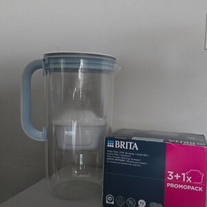 Brita Maxtra Κανάτα Σερβιρίσματος Γυάλινη με Φίλτρο 2500ml + 4 extra φίλτρα