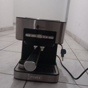 Pyrex SB-380 Μηχανή Espresso 850W Πίεσης 20bar Ασημί