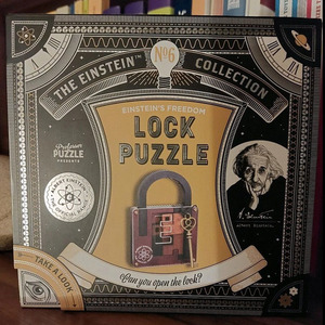 Professor Puzzle Einstein's Lock Γρίφος από Ξύλο για 8+ Ετών EIN8