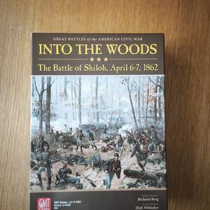 Board Game Into the Woods: The Battle of Shiloh, April 6-7 1862 for 1-4 Players 14+ years GMT Games