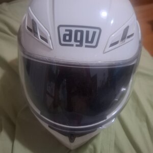 AGV Compact-ST Pinlock Solid White Κράνος Μηχανής Flip-Up DOT / ECE 22.05 1750gr με Sunvisor 1021A4HY0010
