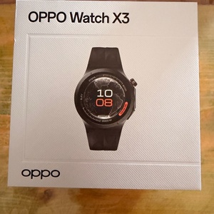 Oppo Watch X3 Titanium 47mm Αδιάβροχο με Παλμογράφο (Obsidian Black)
