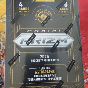 2025 Prizm Fifa Club World Cup Panini Soccer Blaster Box
