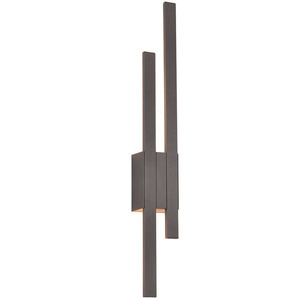 Trio Lighting Επιτοίχια Εξωτερική Πλαφονιέρα LED IP54 9W με Θερμό Λευκό Φως Διπλής Δέσμης 9x6.5x6.15εκ. 221460242