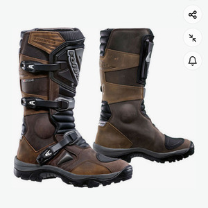 Forma Adventure Ανδρικές Μπότες Motocross Drytex Αδιάβροχες Καφέ