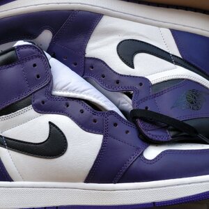 Jordan Air Jordan 1 Retro High OG Ανδρικά Μποτάκια Court Purple / White / Black 555088-500