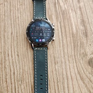 Huawei Watch GT 2 Classic Stainless Steel 46mm Αδιάβροχο με Παλμογράφο (Pebble Brown)