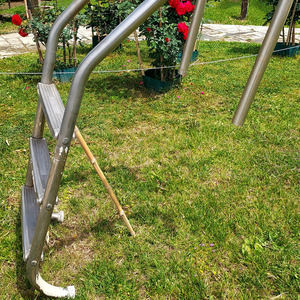 Inox Σκάλα Πισίνας από Ανοξείδωτο Ατσάλι Ασημί 7KPS0047