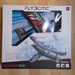 Silverlit Flybotic Bi-wing Evo Τηλεκατευθυνόμενο Αεροπλάνο Μαύρο 7530-85739
