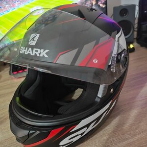 Shark Ridill 1.2 Phaz Black/Red/White Κράνος Μηχανής Full Face με Sunvisor
