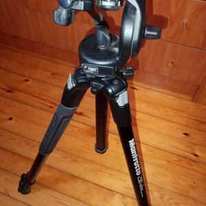 Manfrotto 290 Xtra Alu Hydraulic 3-Section Video Tripod 