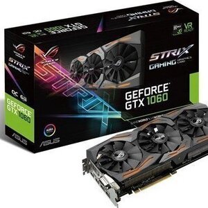 Asus GeForce GTX1060 6GB Rog Strix Gaming OC (90YV09Q0-M0NA00)