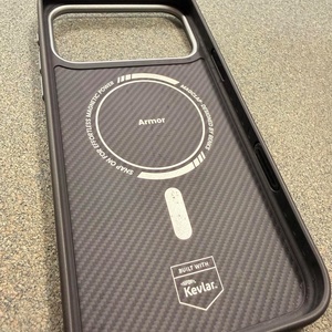 Benks Magnetic Armor Pro Kevlar Case Metal Frame 600d A069 Iphone 17 Pro Black Camera Control Button
