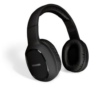 Toshiba RZE-BT160H Ασύρματα / Ενσύρματα Over Ear Ακουστικά με 6 ώρες Λειτουργίας Μαύρα